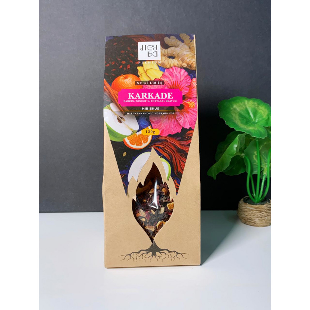 Karkade  (Darçın,Zəncəfil,Portağal əlavəli) 120 qr