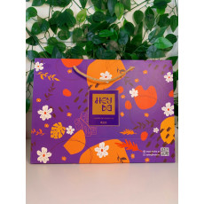 İpli çanta bənövşəyi rəng güllü